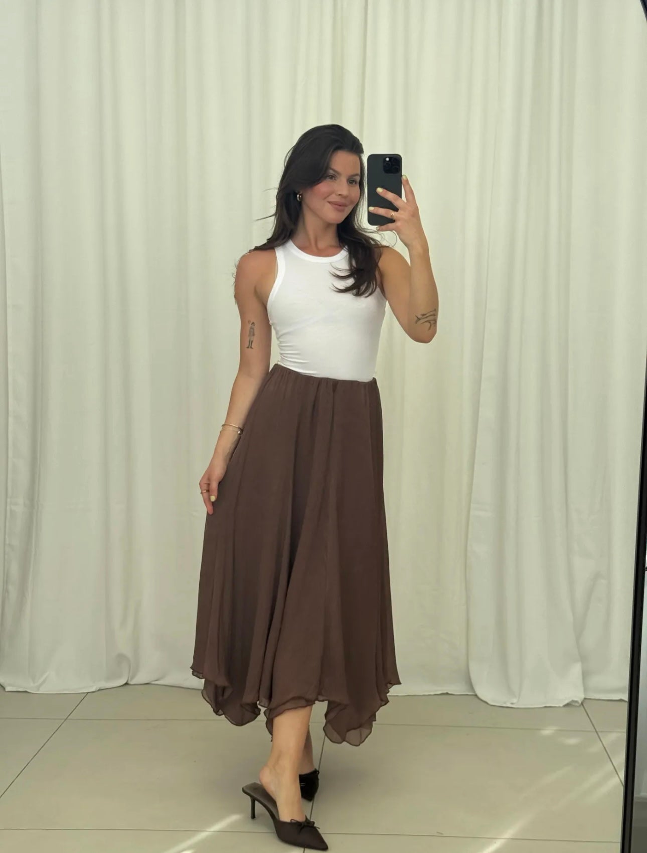 Maxi Rock - Velvet Brown