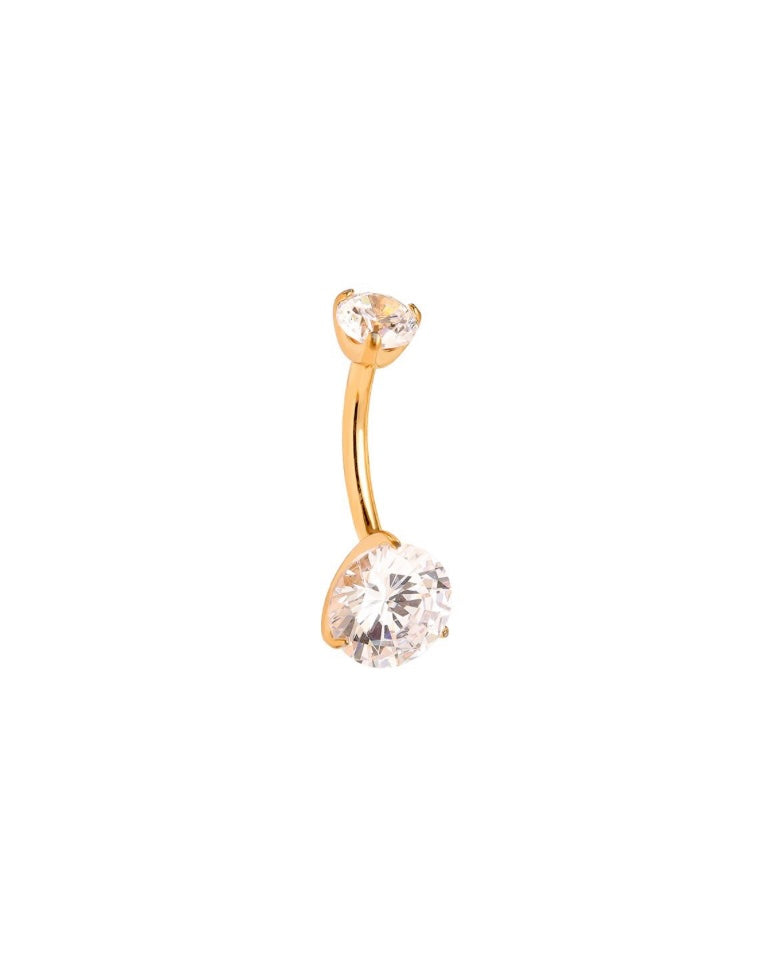 Bauchnabelpiercing - Gold