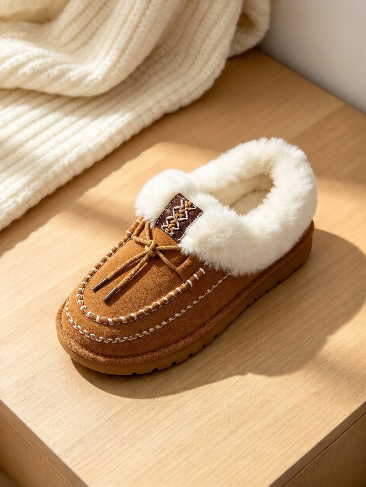 Pantolette im Schleifen Design
