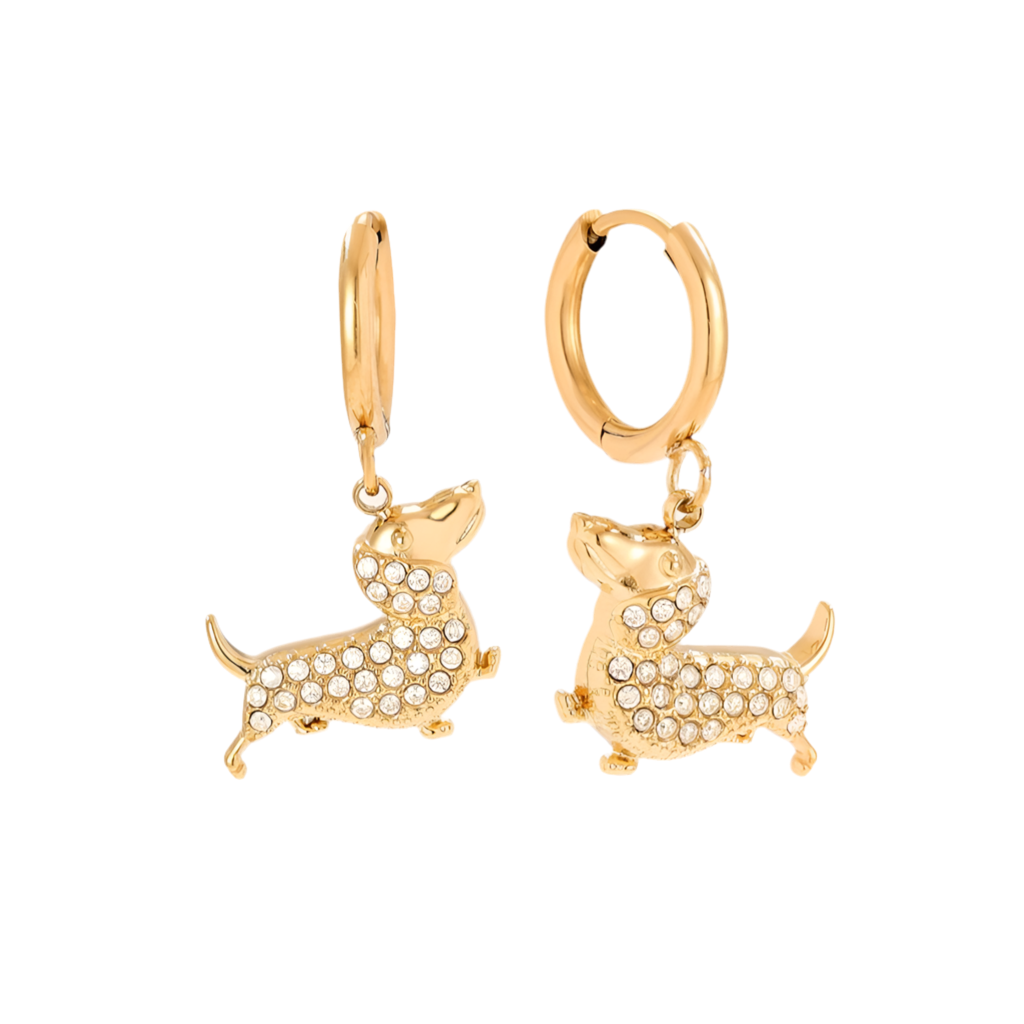 Dackel Ohrringe Sparkle