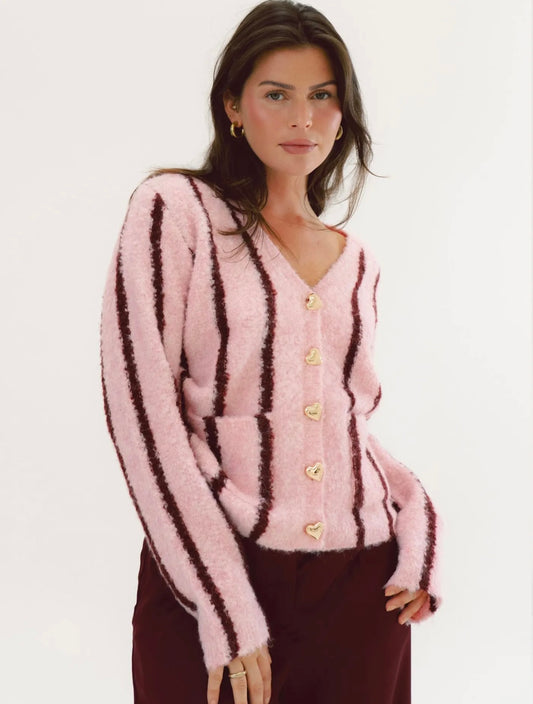 Cardigan Burgundy Bliss