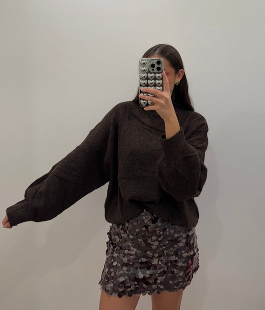 Pullover mit Rollkragen