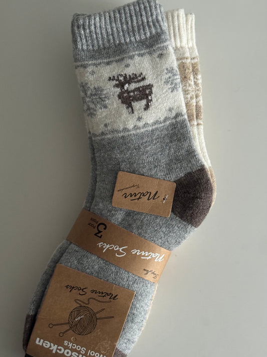 3er Pack - Kuschel Socken Winter Wonderland