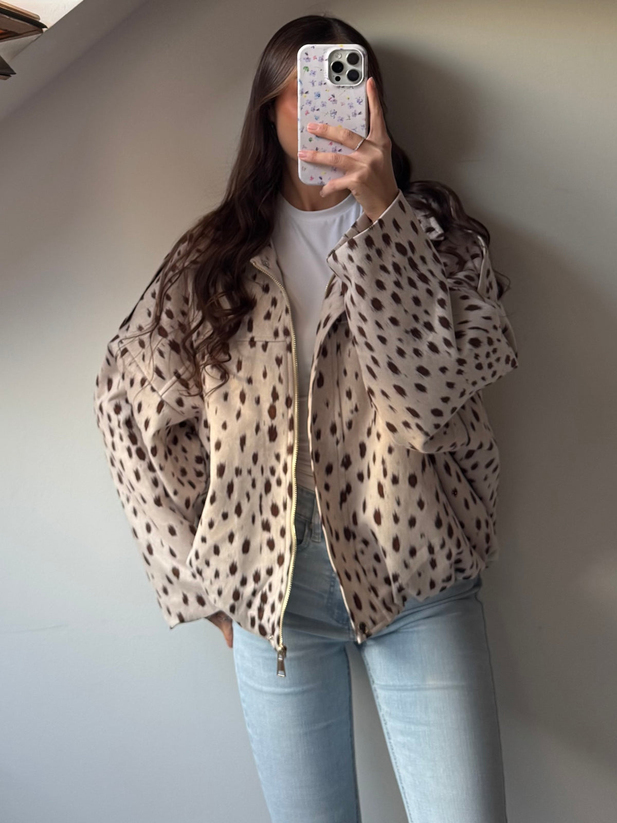 Kuschelige Bomberjacke Bambi