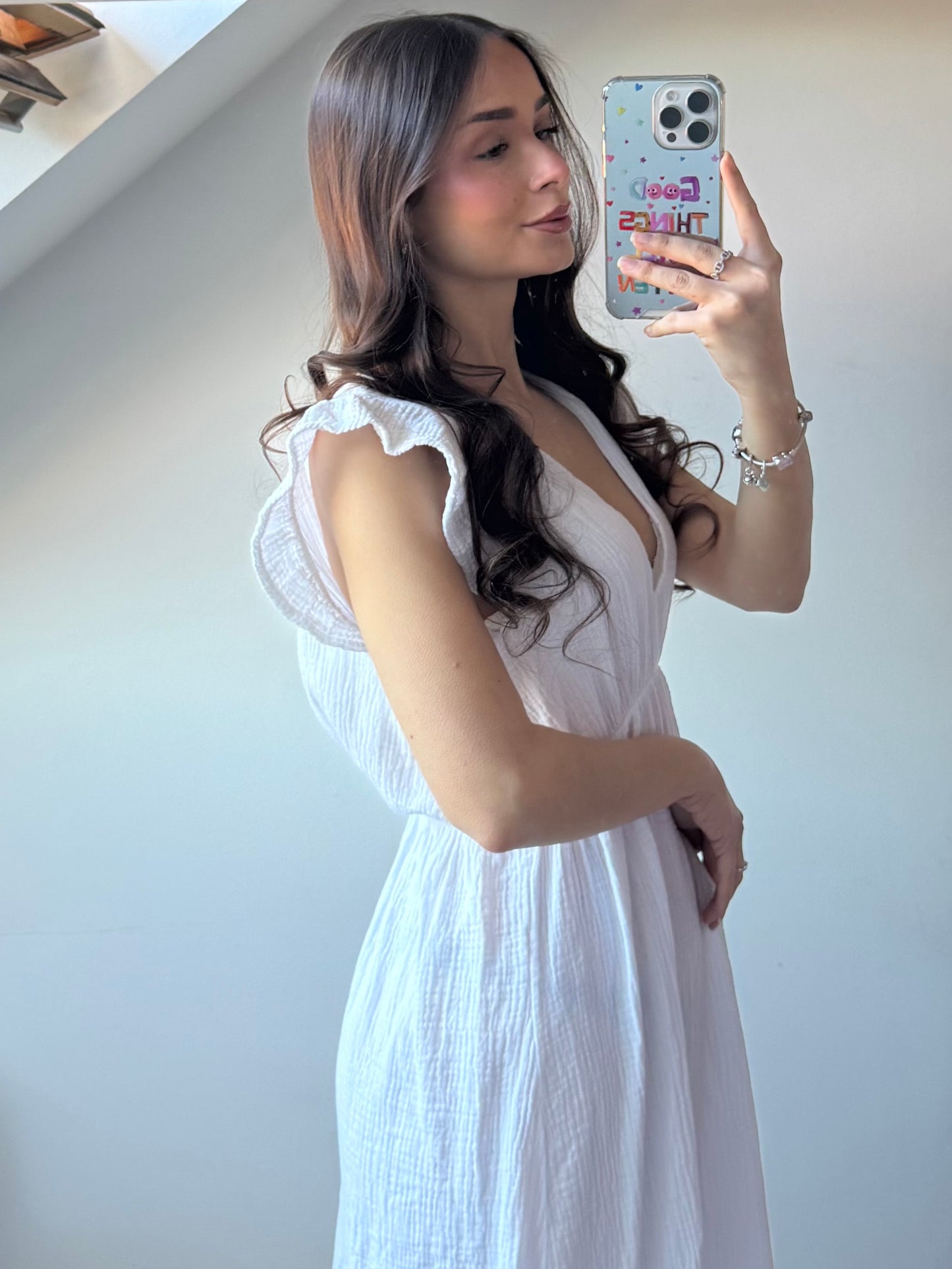 Maxi Kleid - Rüschenzauber