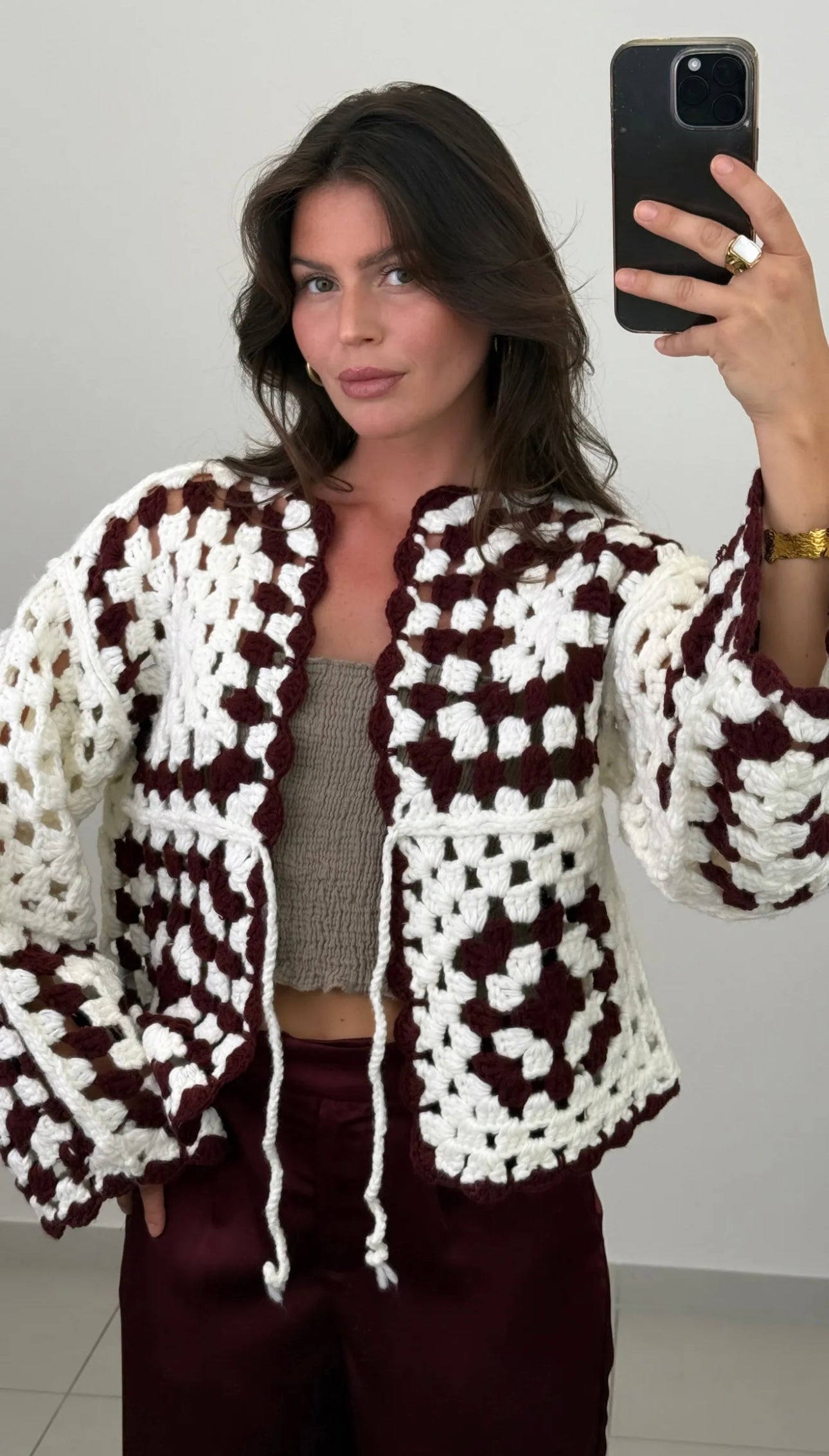 Cardigan Burgundy Whisper