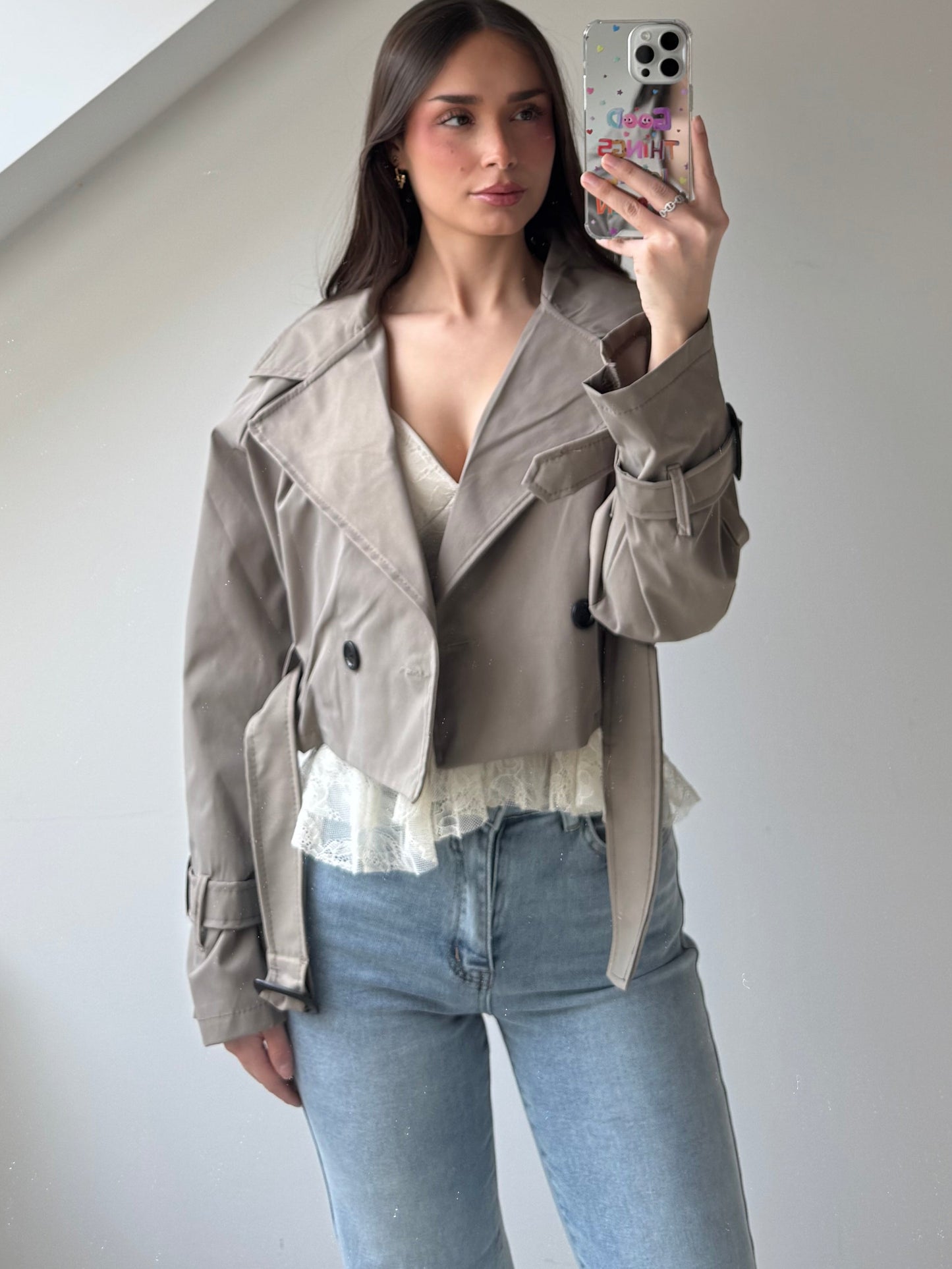 Cropped Trenchcoat