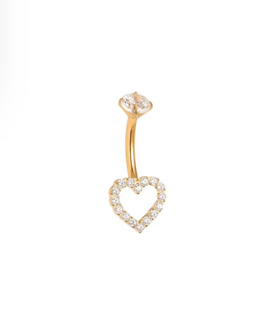 Bauchnabelpiercing - Gold
