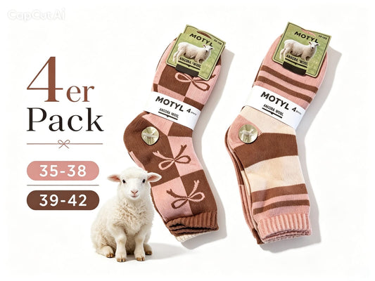 Kuschel Socken | 4er Pack