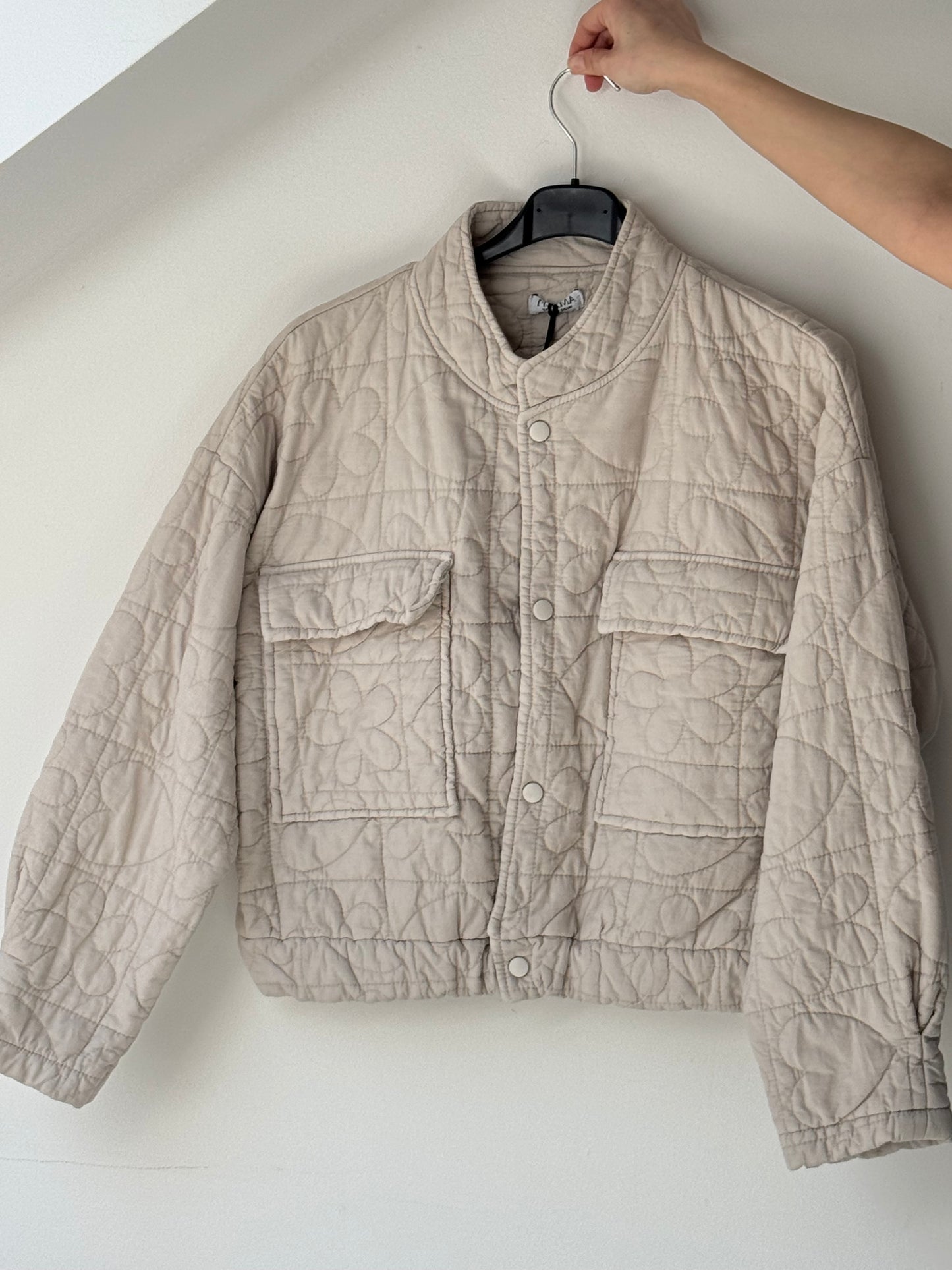 Süße Steppjacke - Blumenliebe