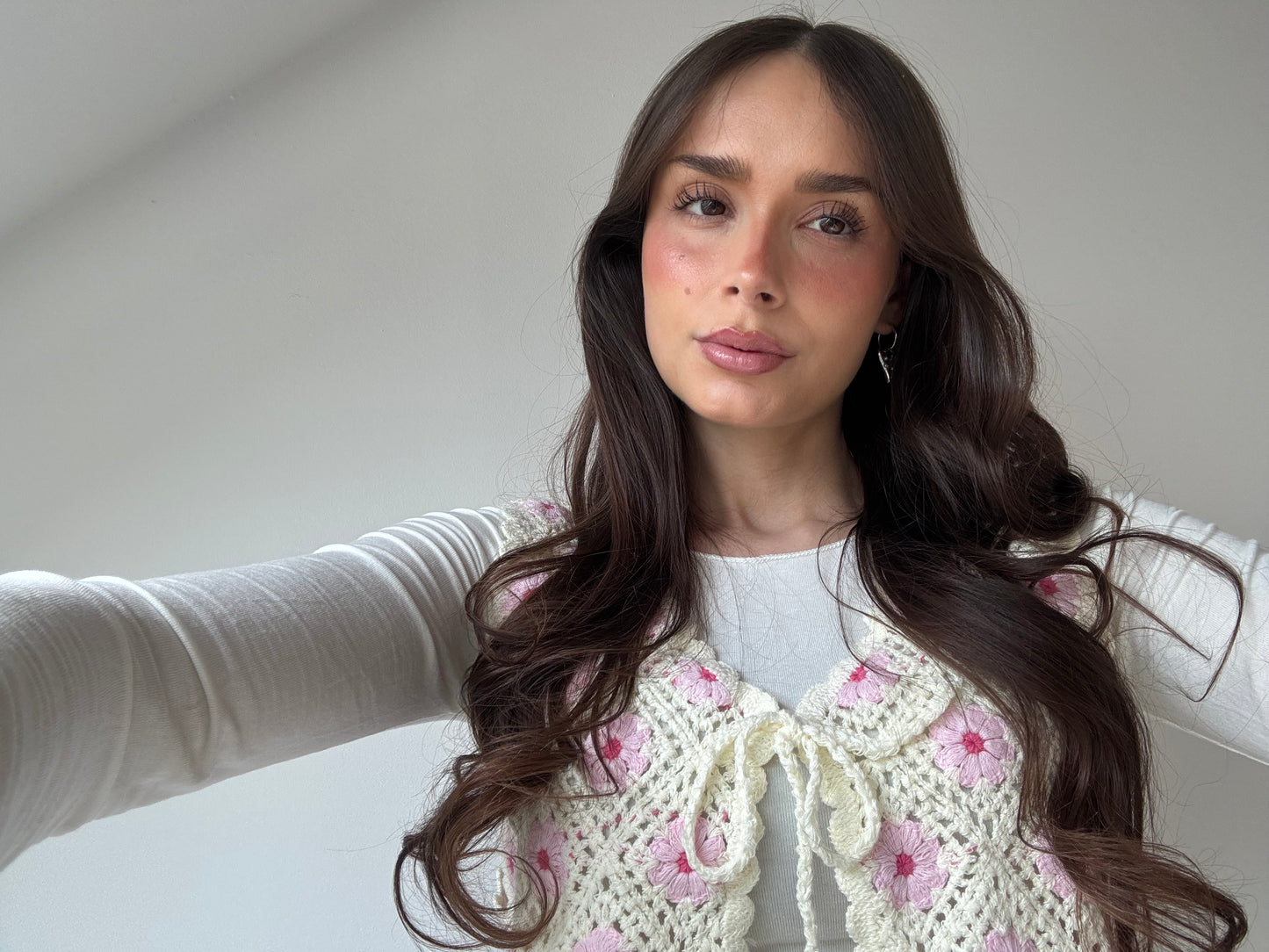 Gehäkelte Weste - Blossom