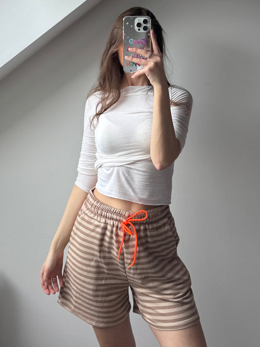 Kurze Hose - Big Stripes
