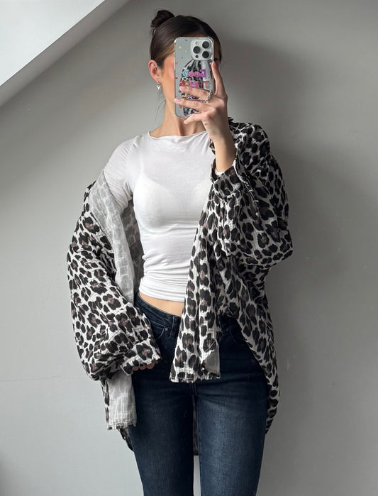 Musselin Bluse - Leo