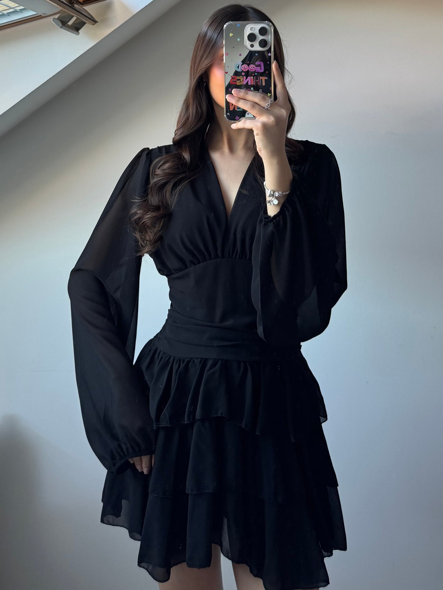 Volant Kleid
