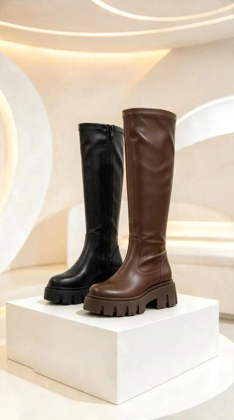 Stiefel mit extra elastischem Schaft