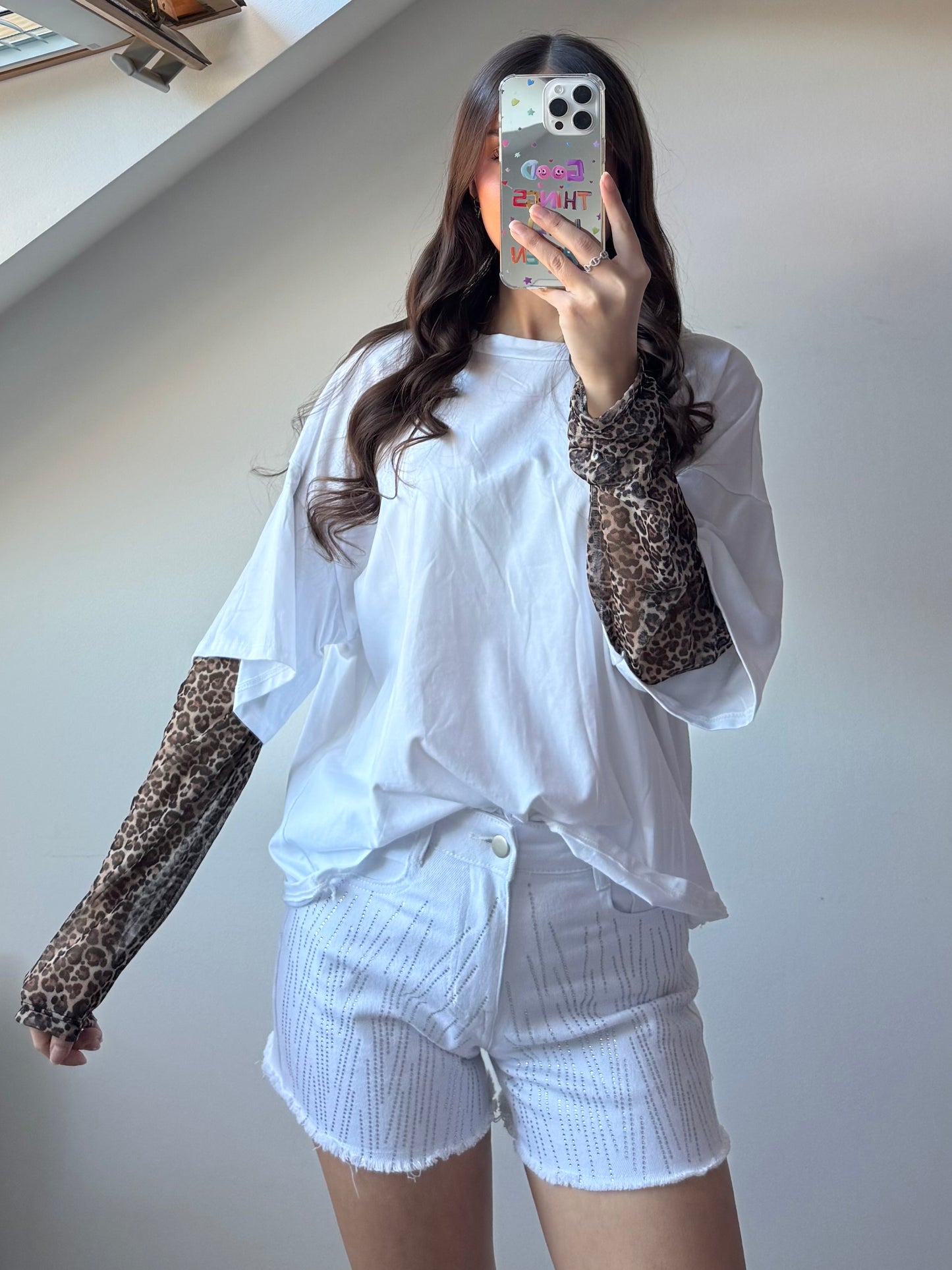 Shirt mit Leo Details