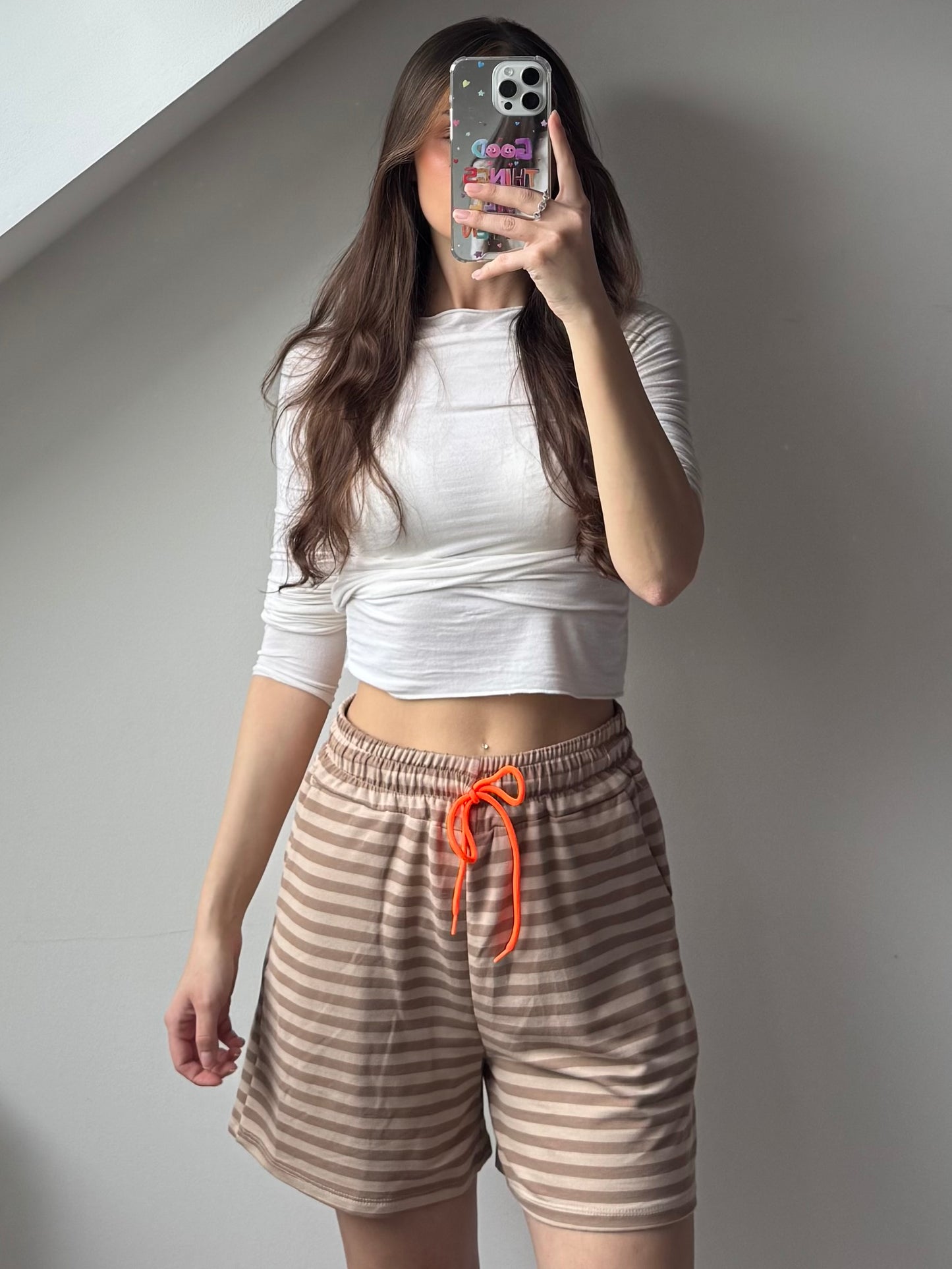 Kurze Hose - Big Stripes