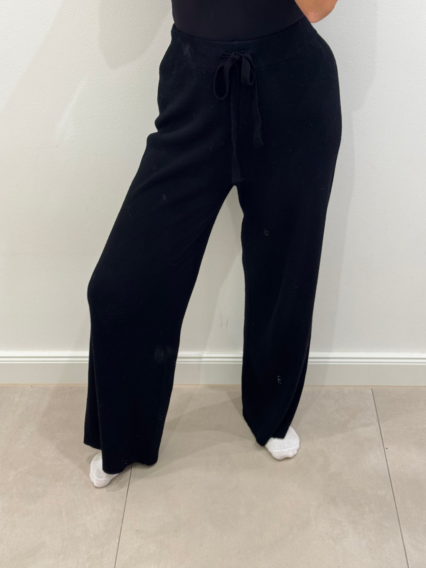 Basic Strickhose - Schwarz