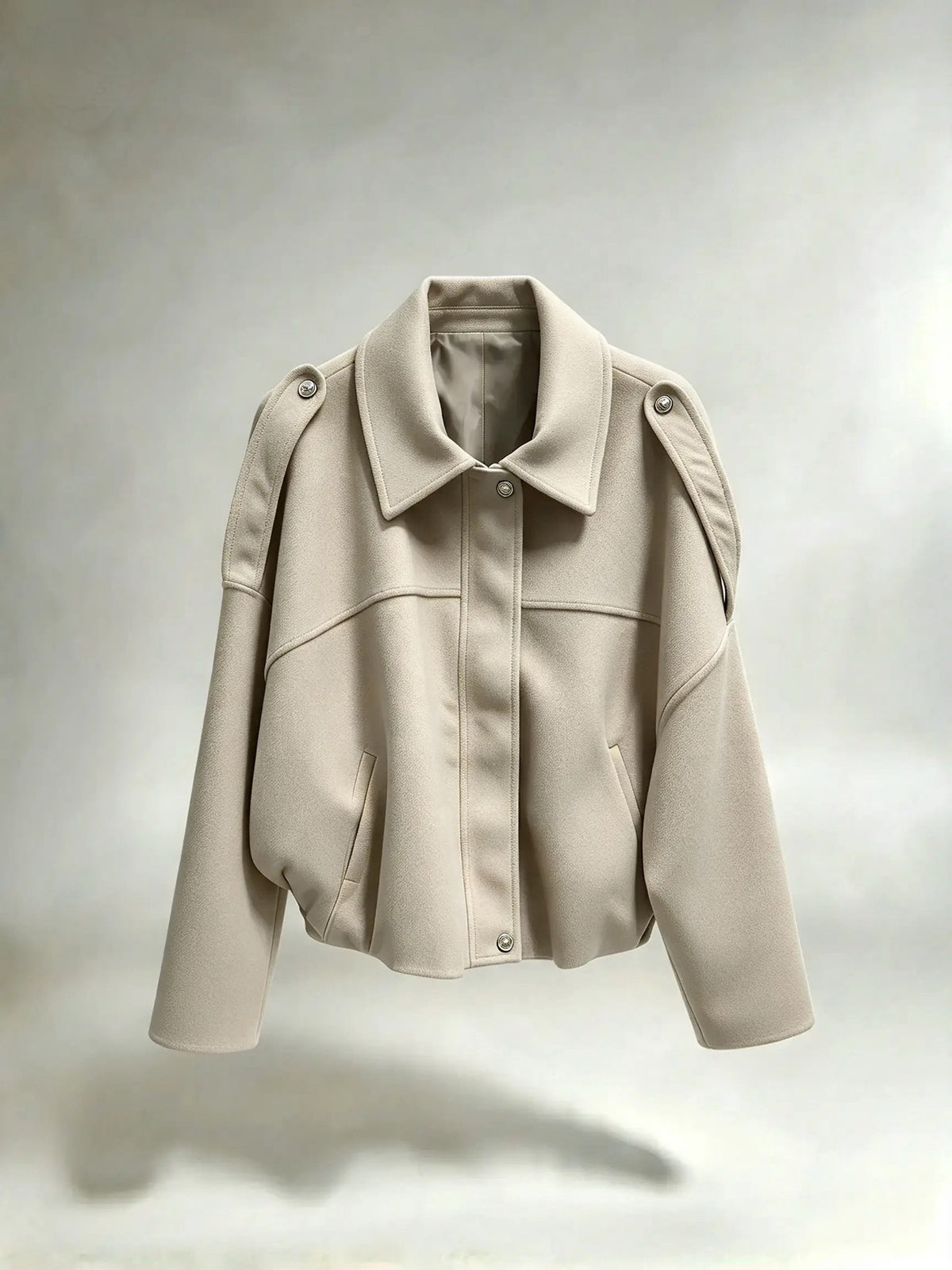 Soft Bomberjacke in Wildleder Optik