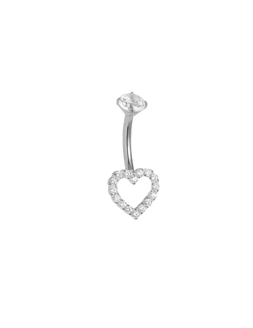 Bauchnabelpiercing - Silber