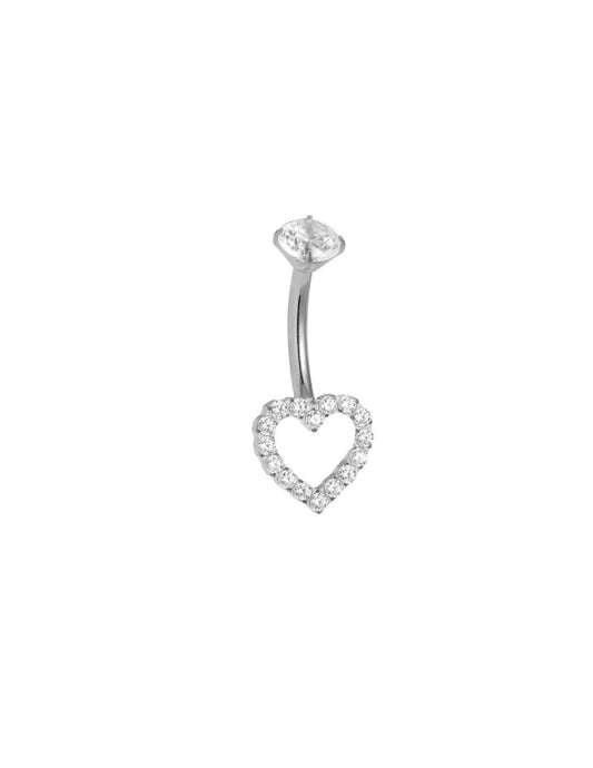 Bauchnabelpiercing - Silber