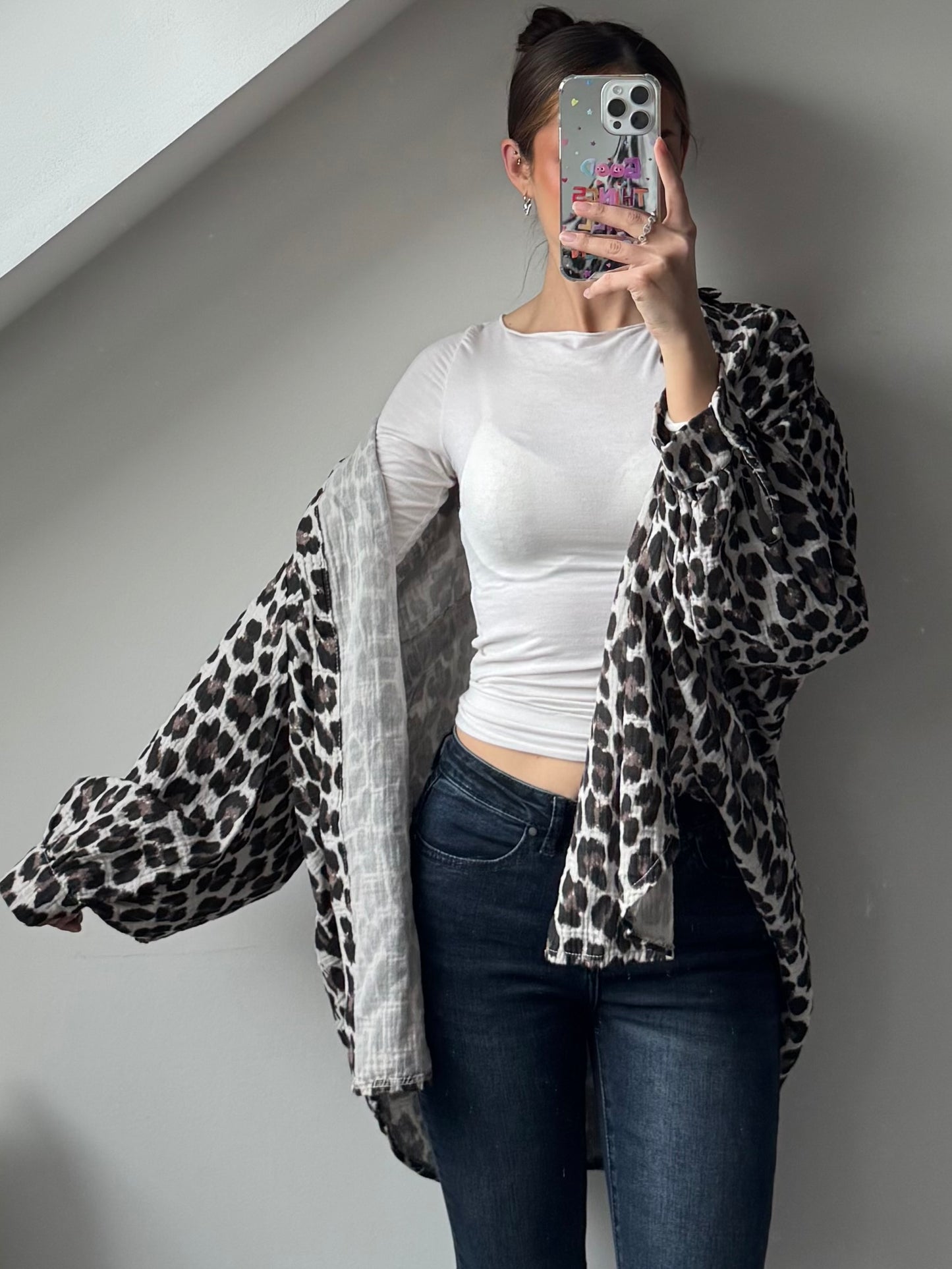 Musselin Bluse - Leo