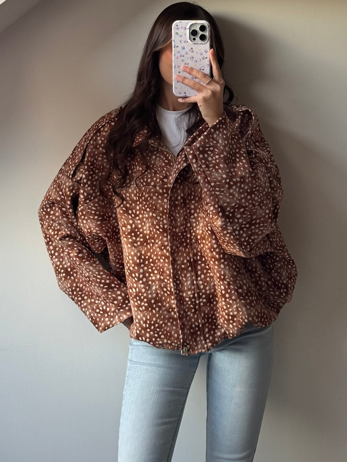 Kuschelige Bomberjacke Bambi