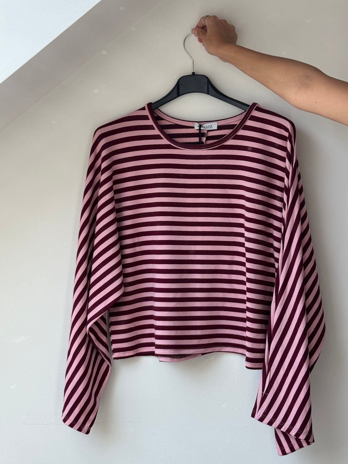 Streifenshirt - Cropped Variante