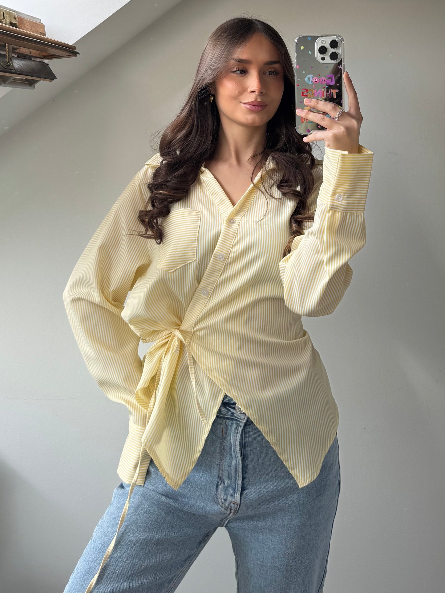 Schleifenbluse Bella
