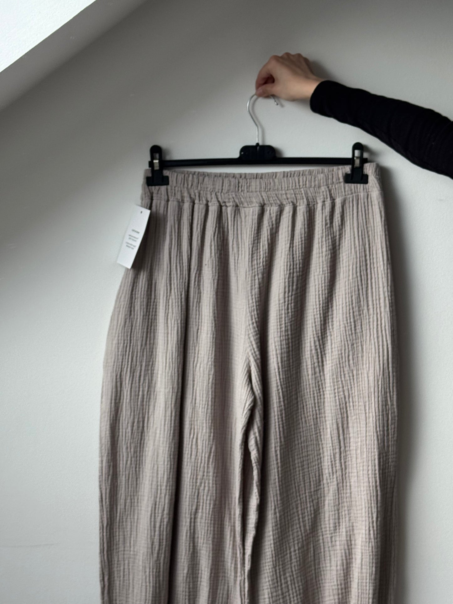 Musselin Hose - Celeste