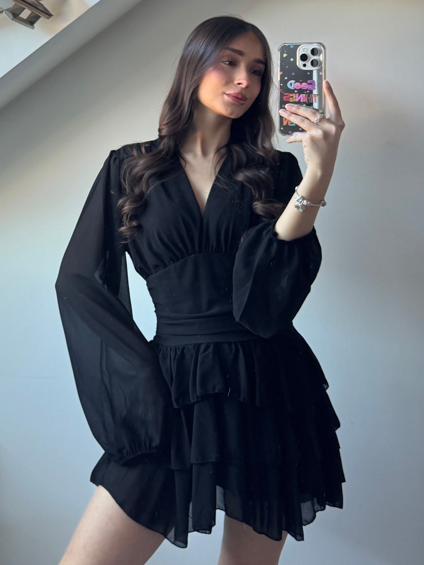 Volant Kleid