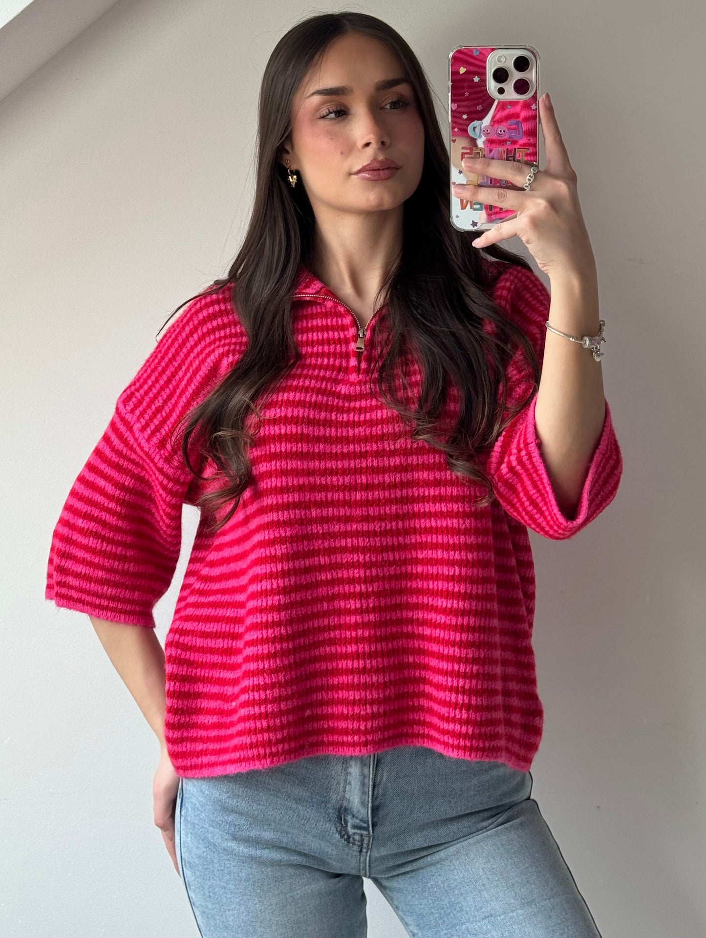 Half Zip - Strippes