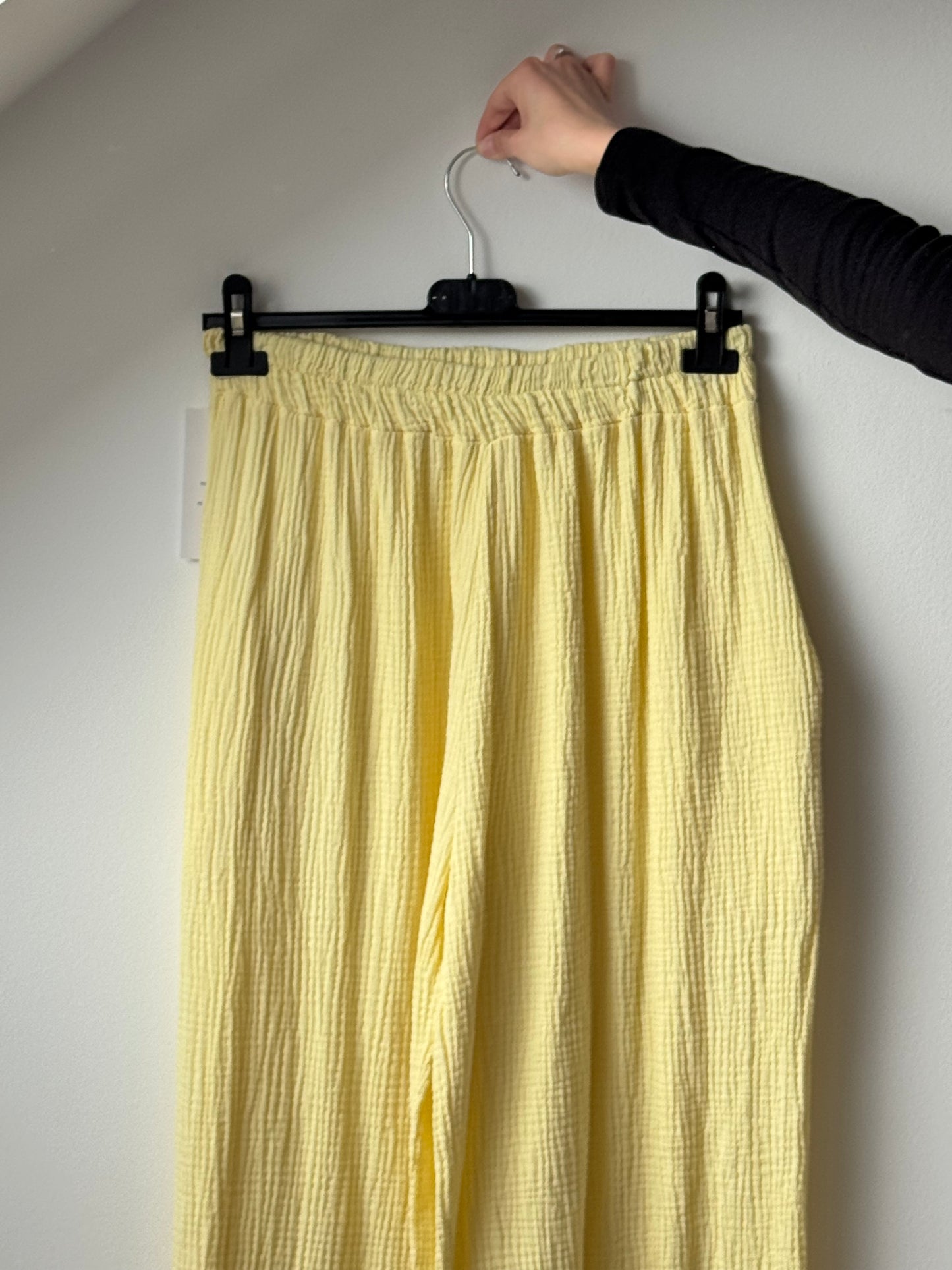 Musselin Hose - Celeste