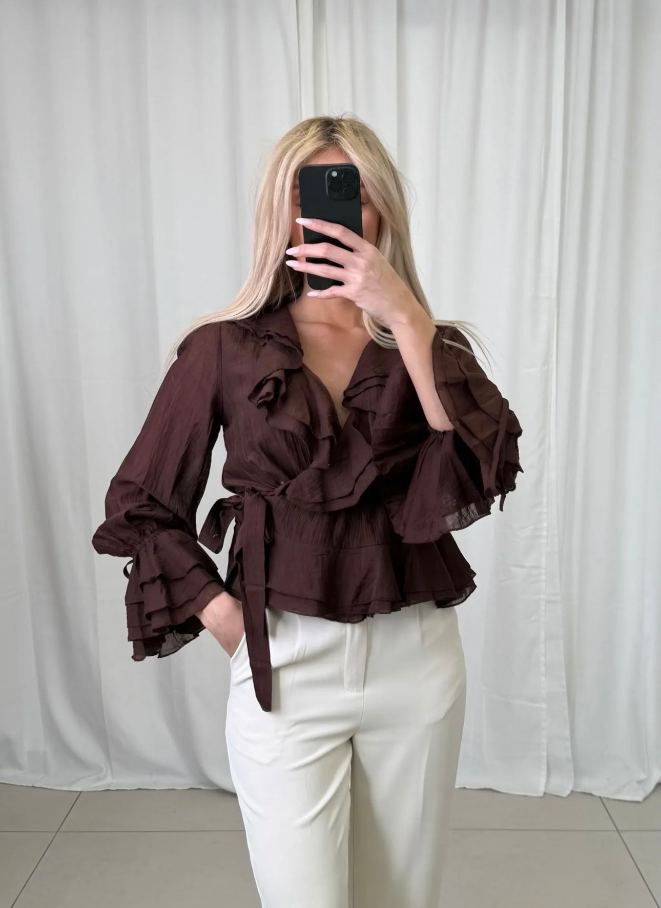 Bluse Rüschenzauber