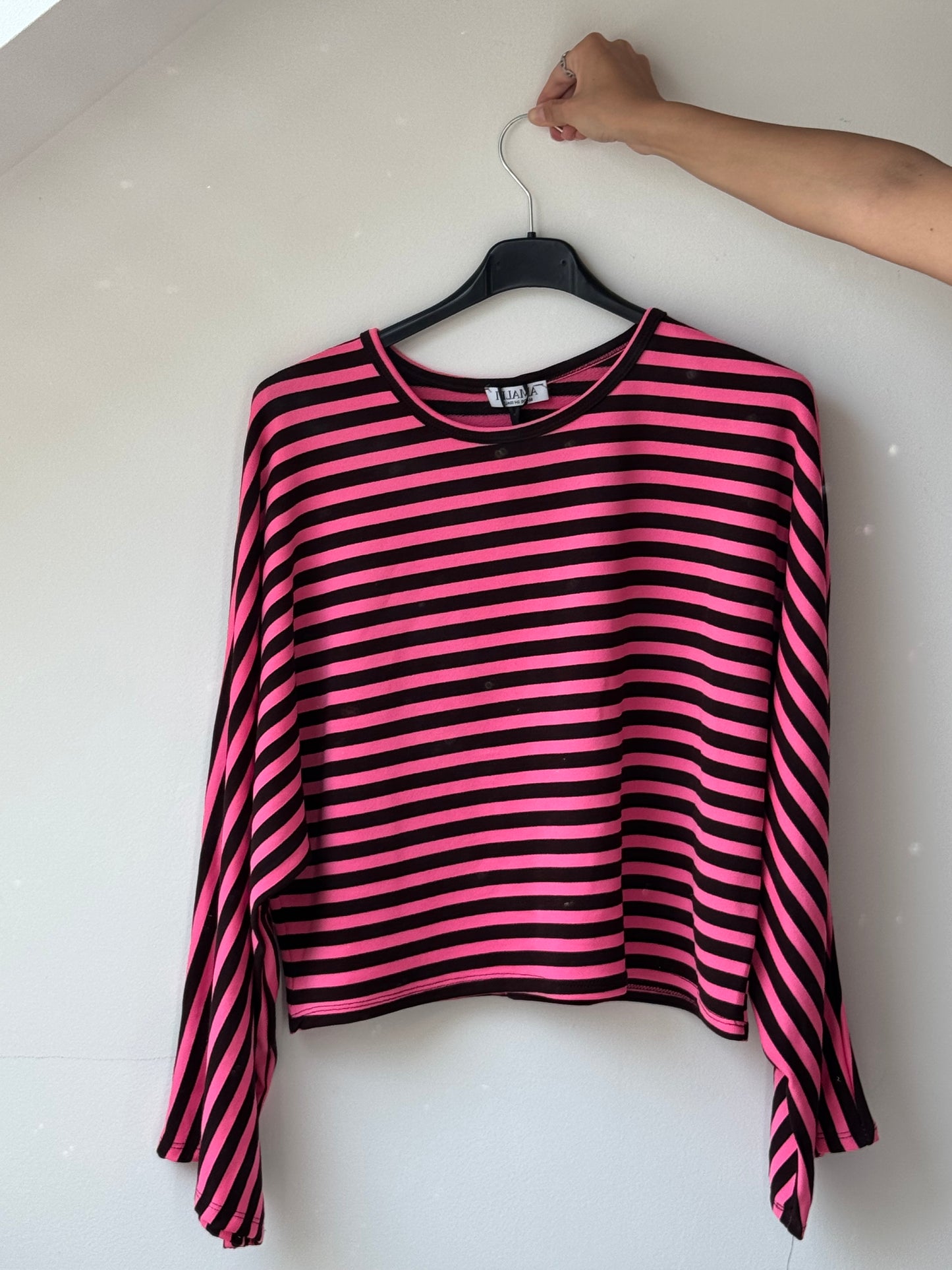 Streifenshirt - Cropped Variante