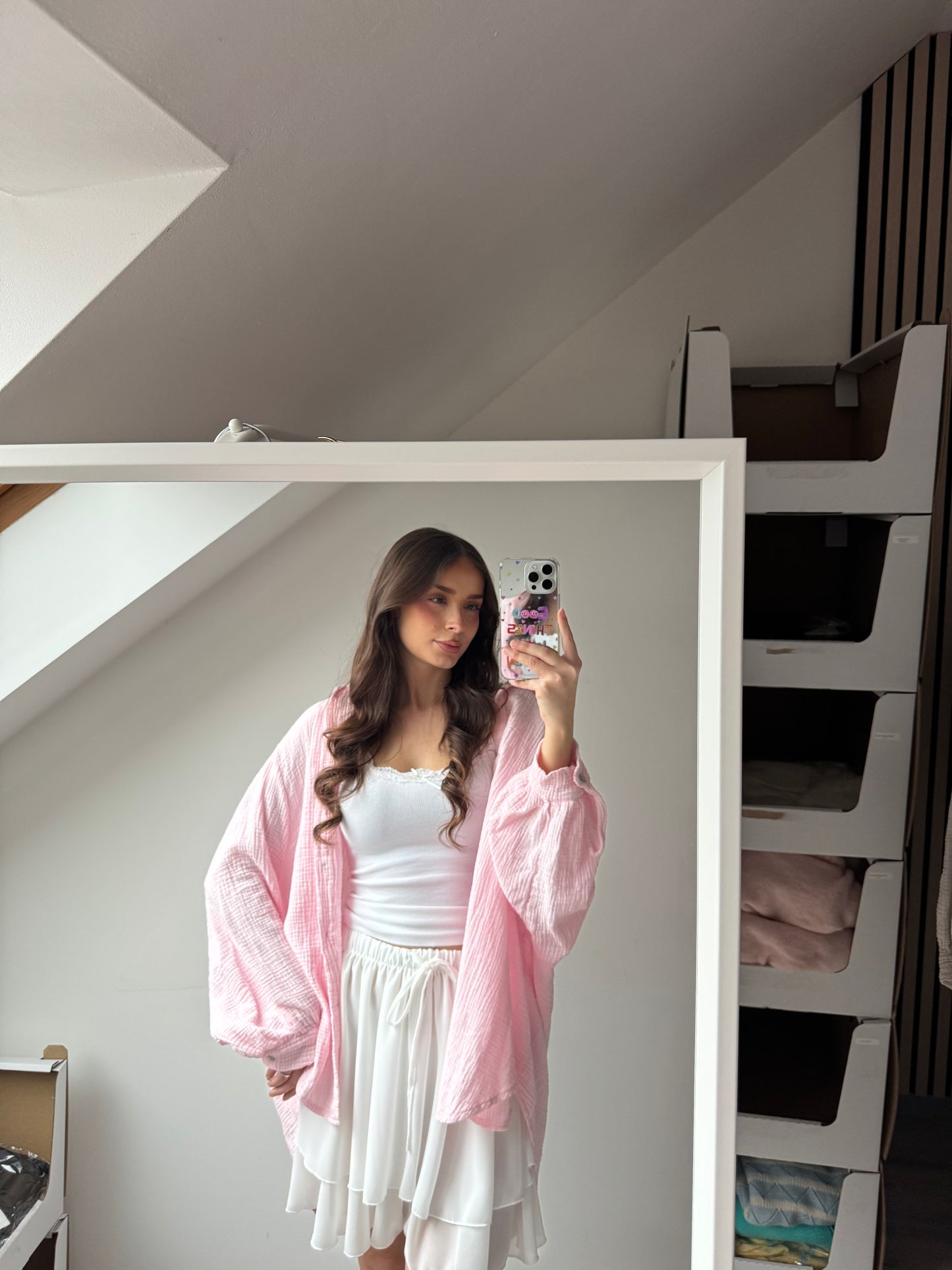 Musselin Hemd - Oversize Fit