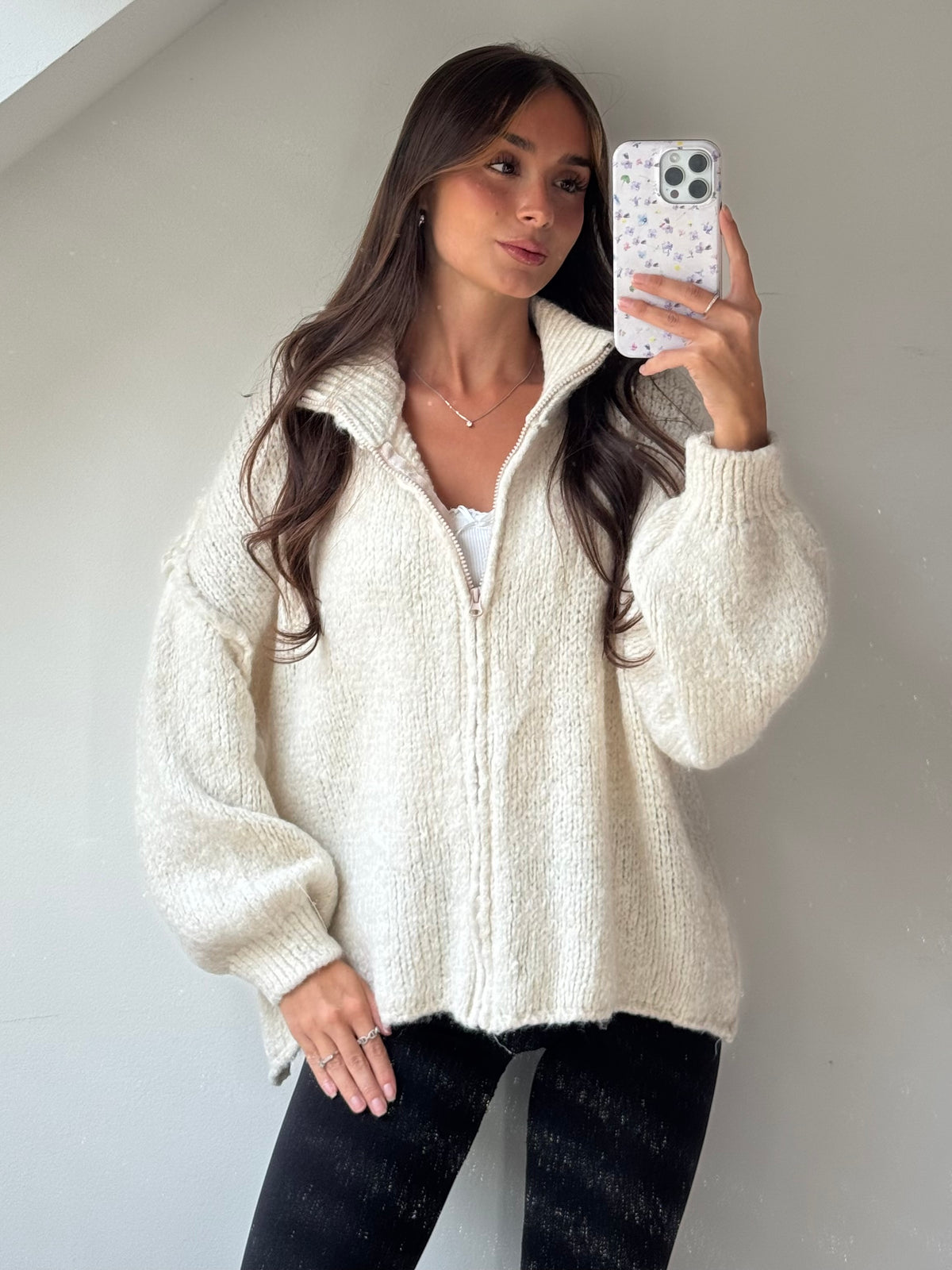 Cardi mit Zip