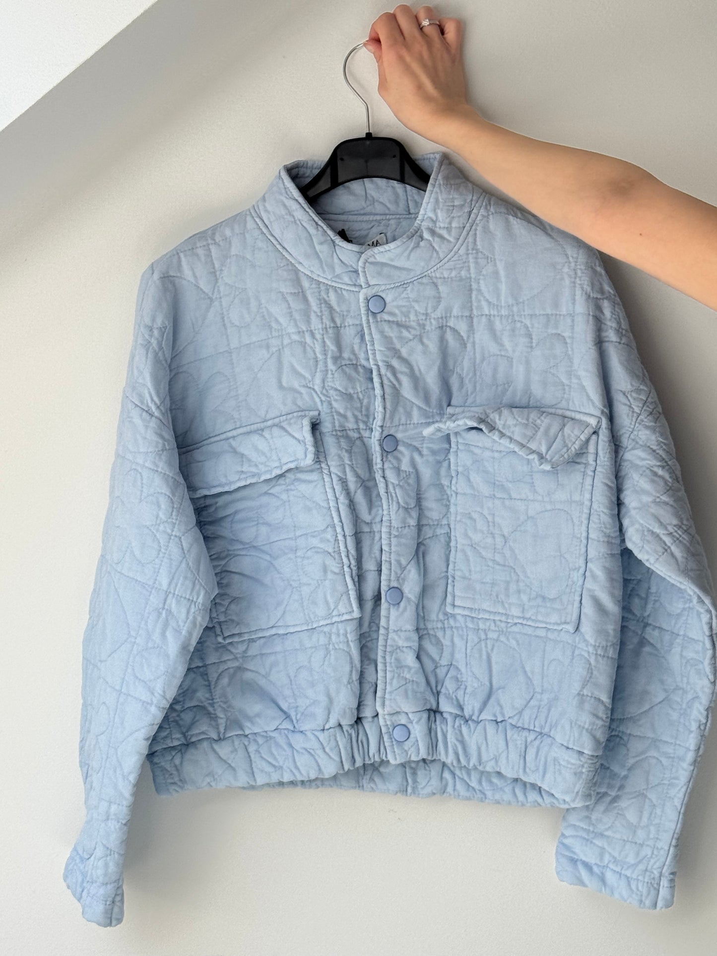 Süße Steppjacke - Blumenliebe