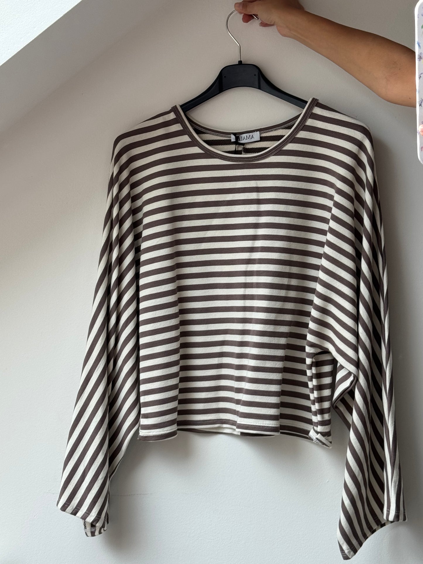 Streifenshirt - Cropped Variante