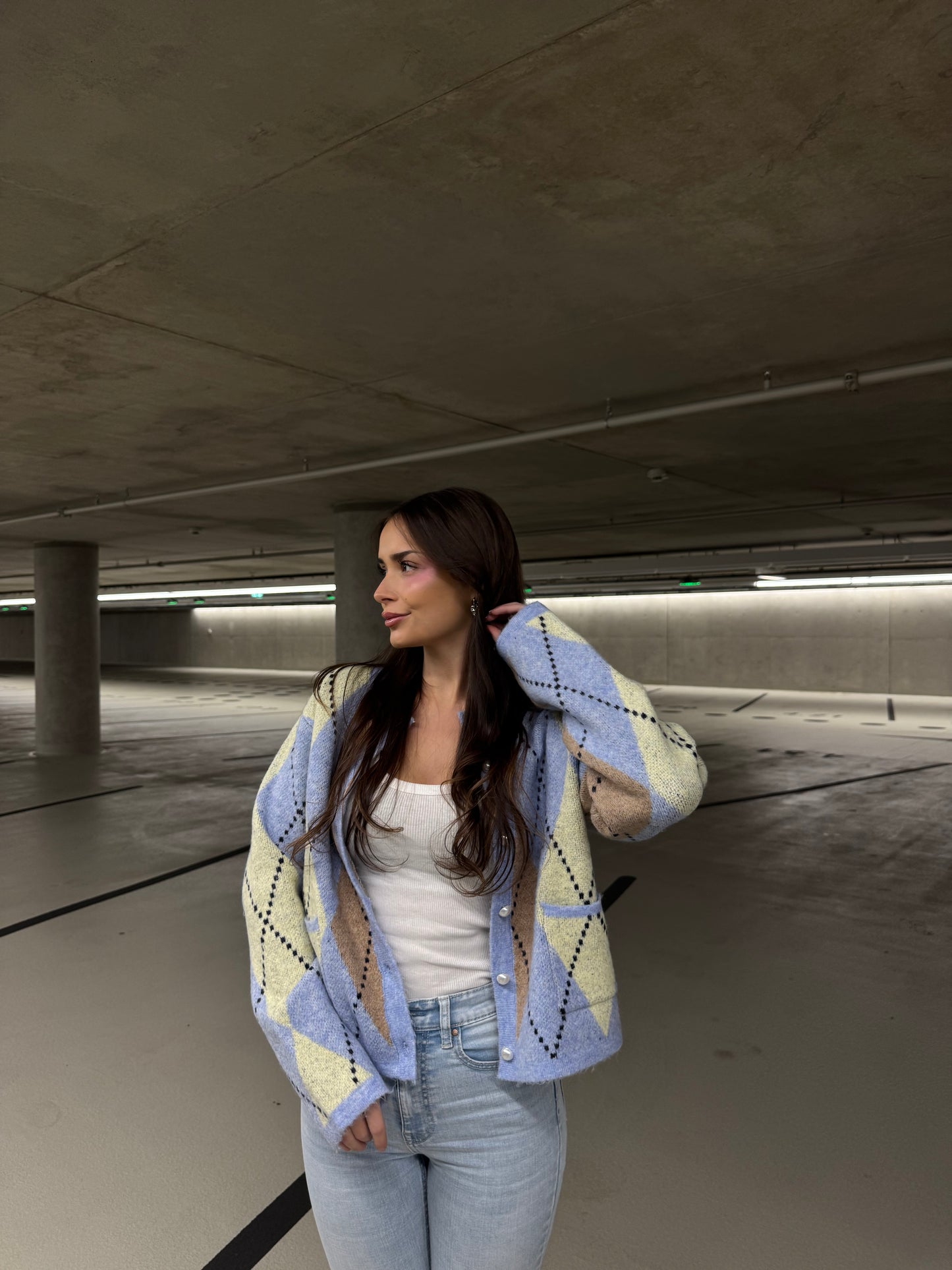 Daisy Knit - Soft Blau