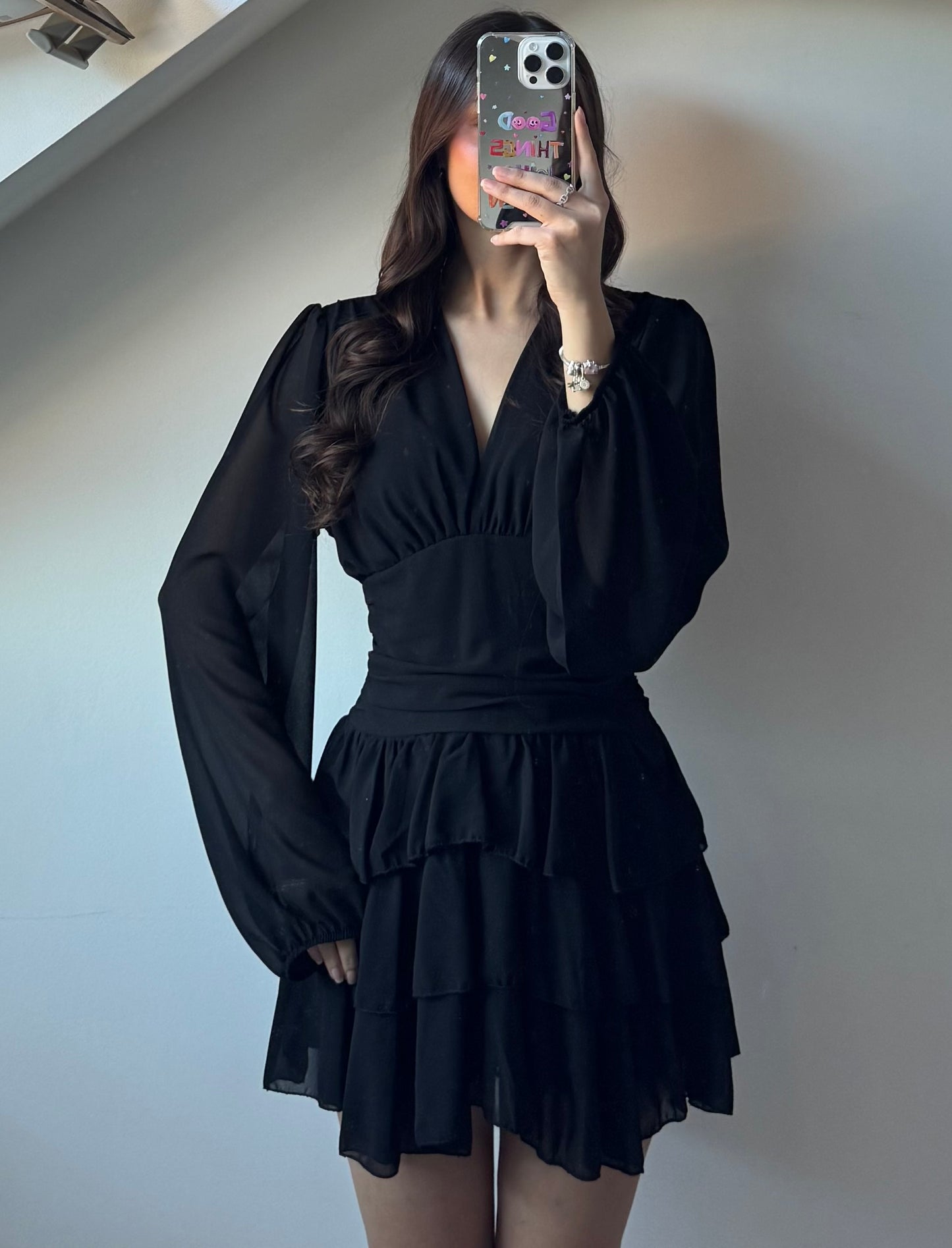Volant Kleid