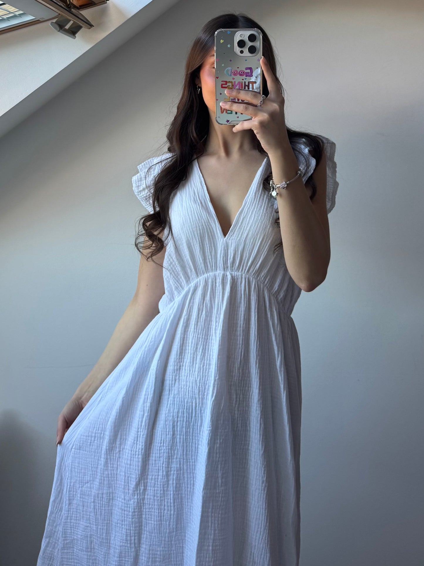 Maxi Kleid - Rüschenzauber