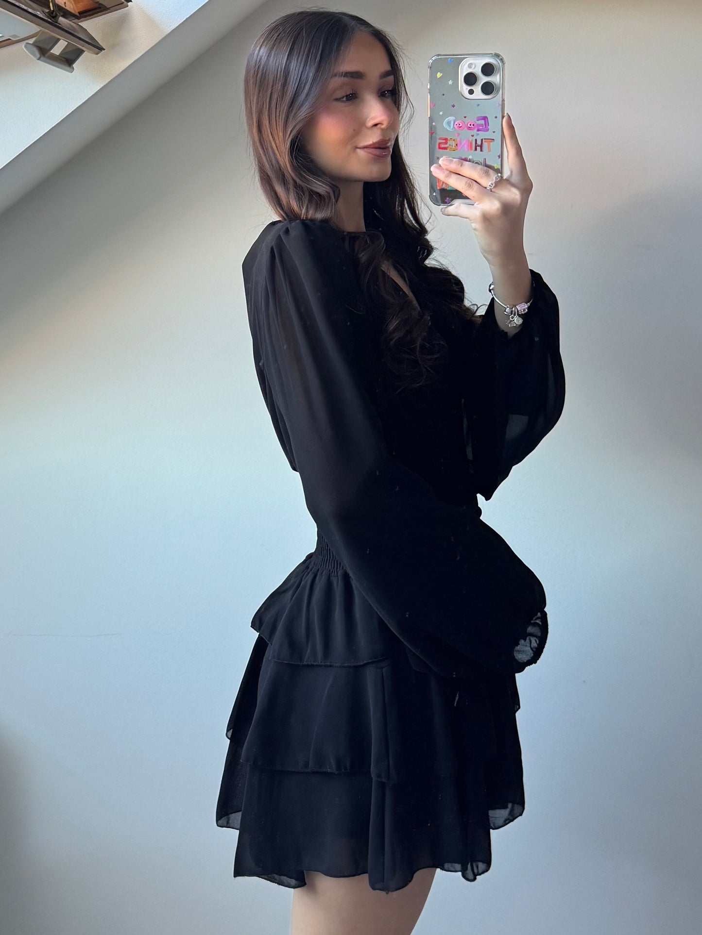 Volant Kleid