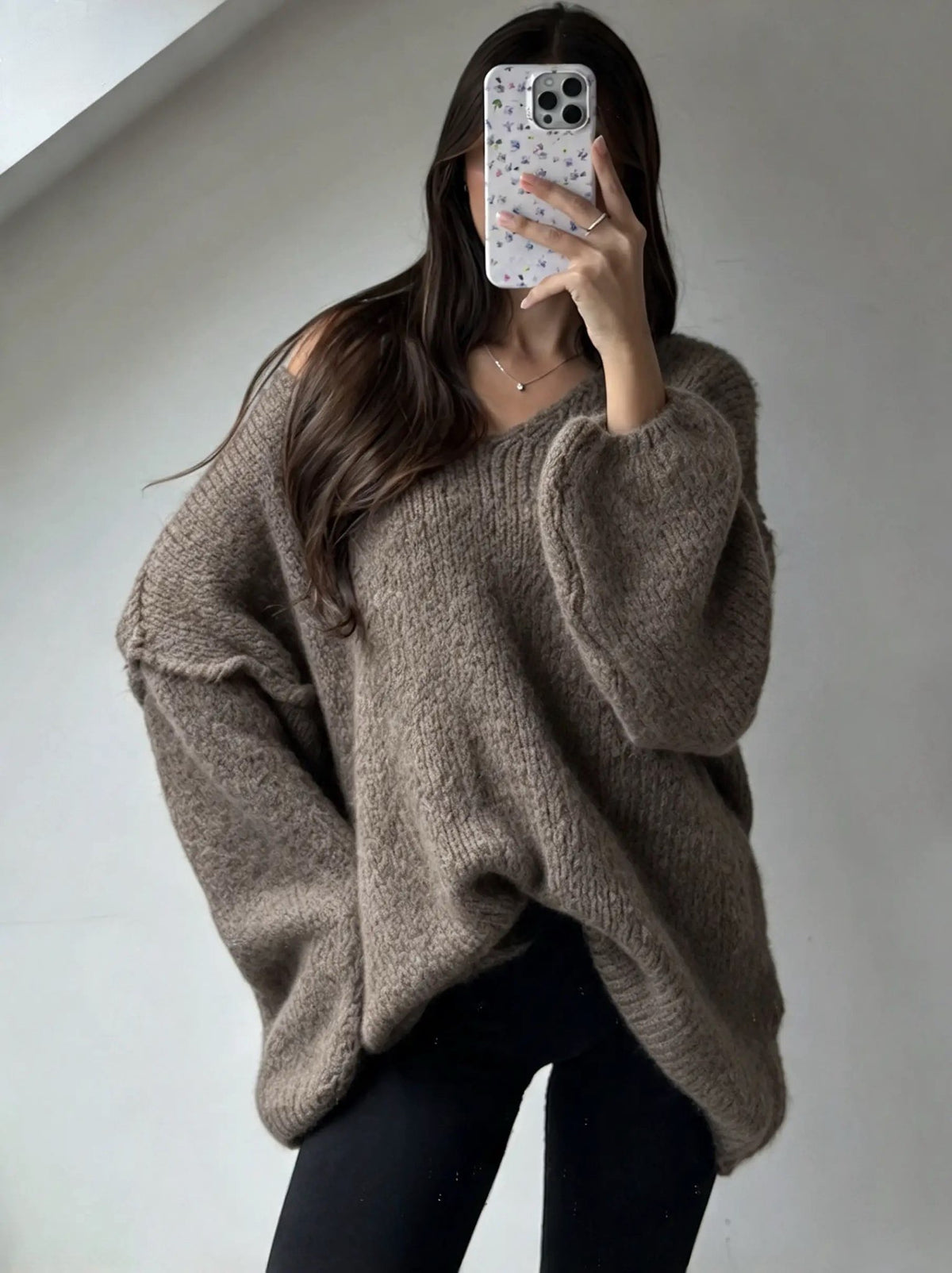 Pullover mit V-Ausschnitt