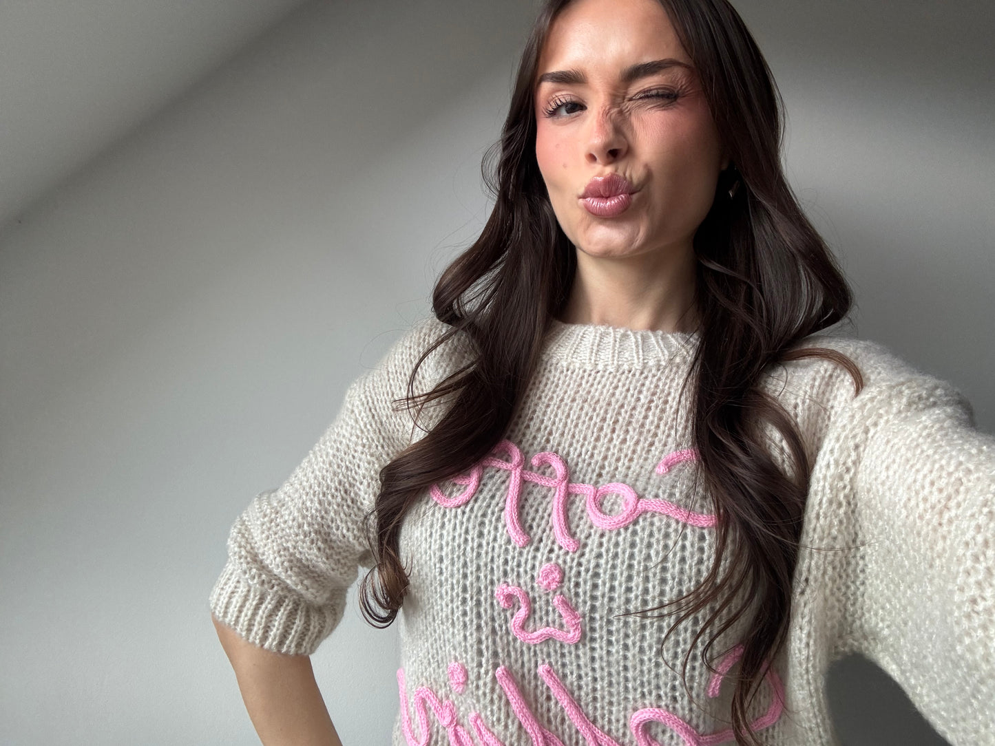 Strick Shirt - Coffee is calling