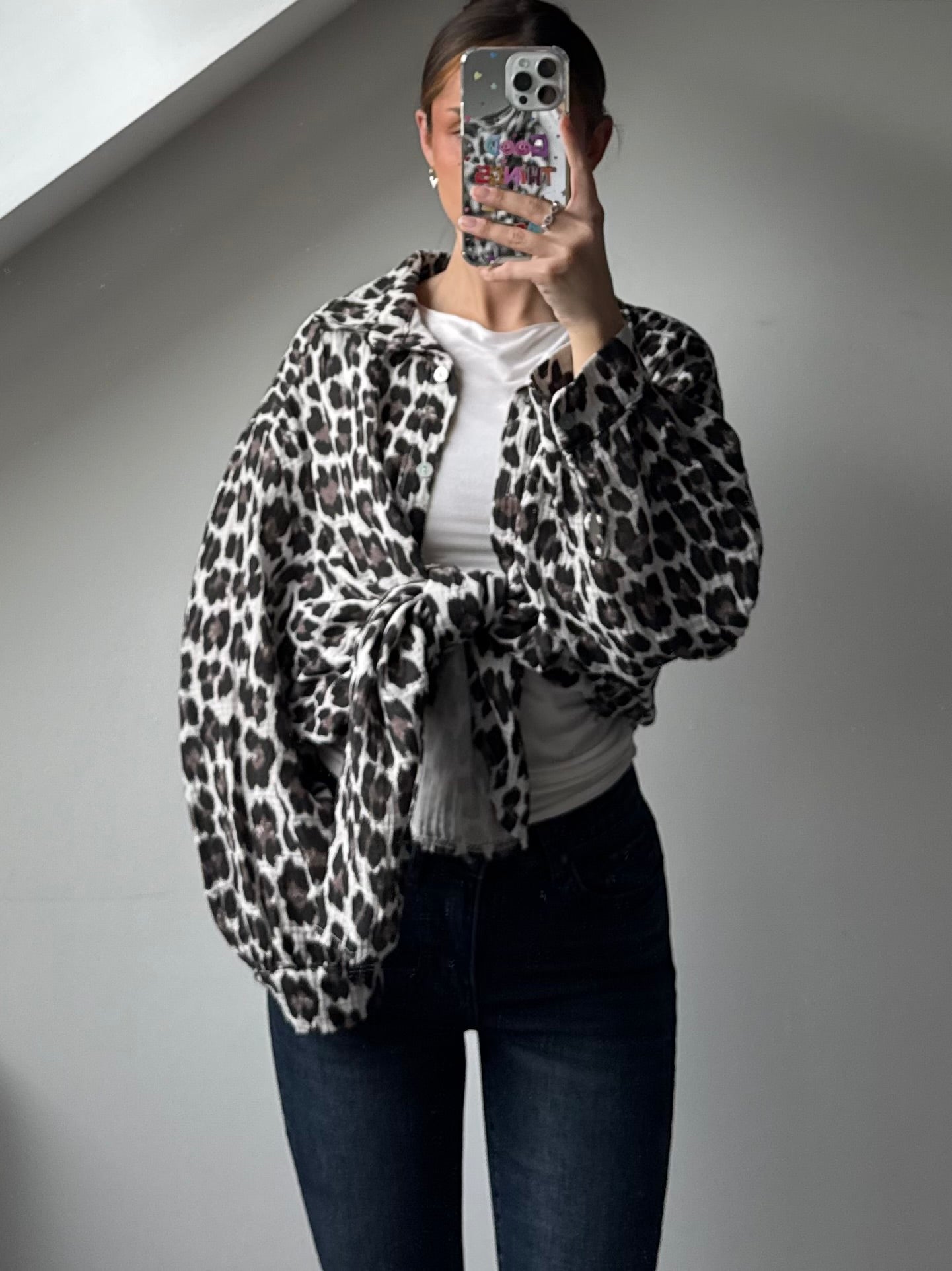 Musselin Bluse - Leo