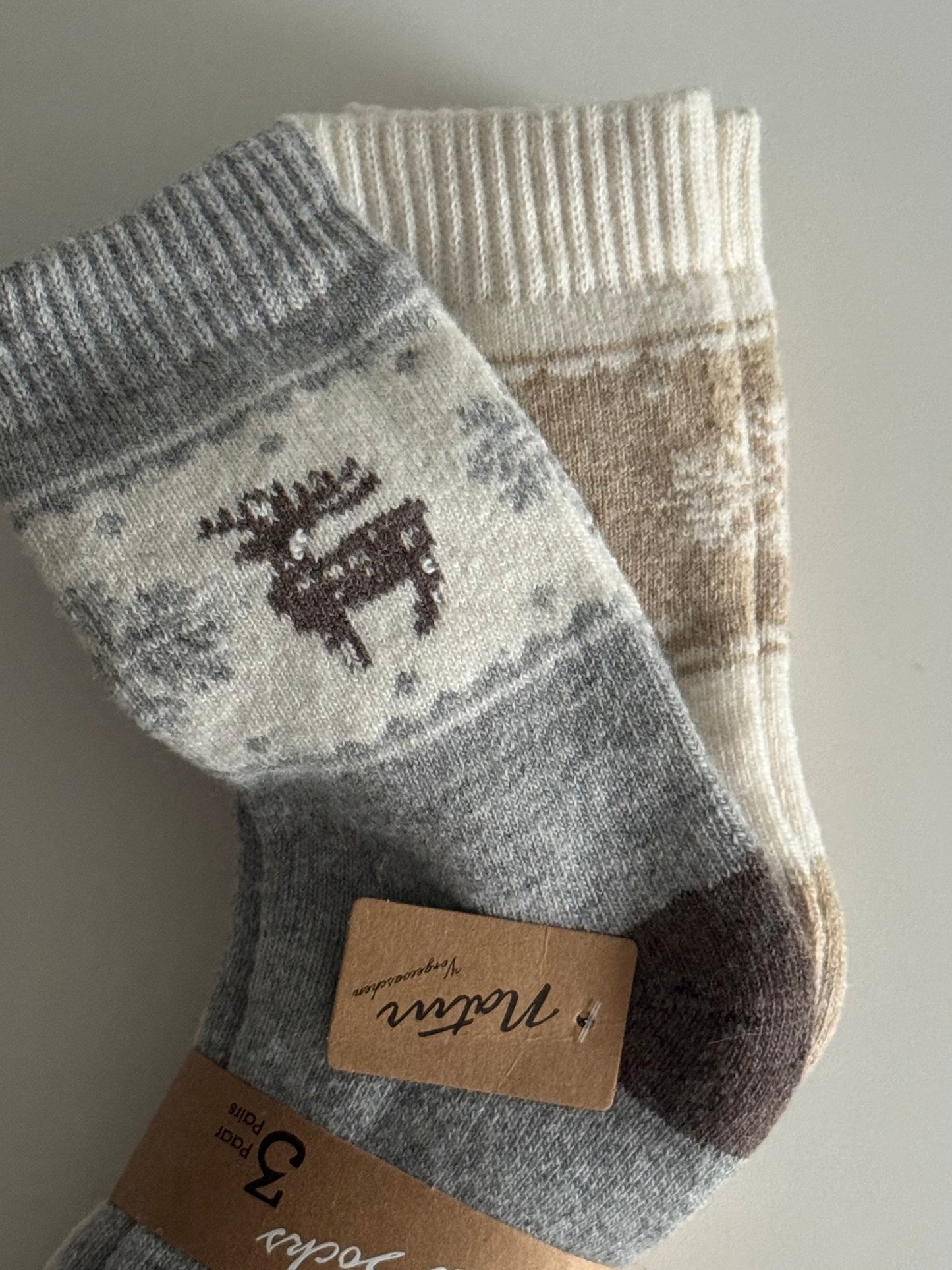 3er Pack - Kuschel Socken Winter Wonderland