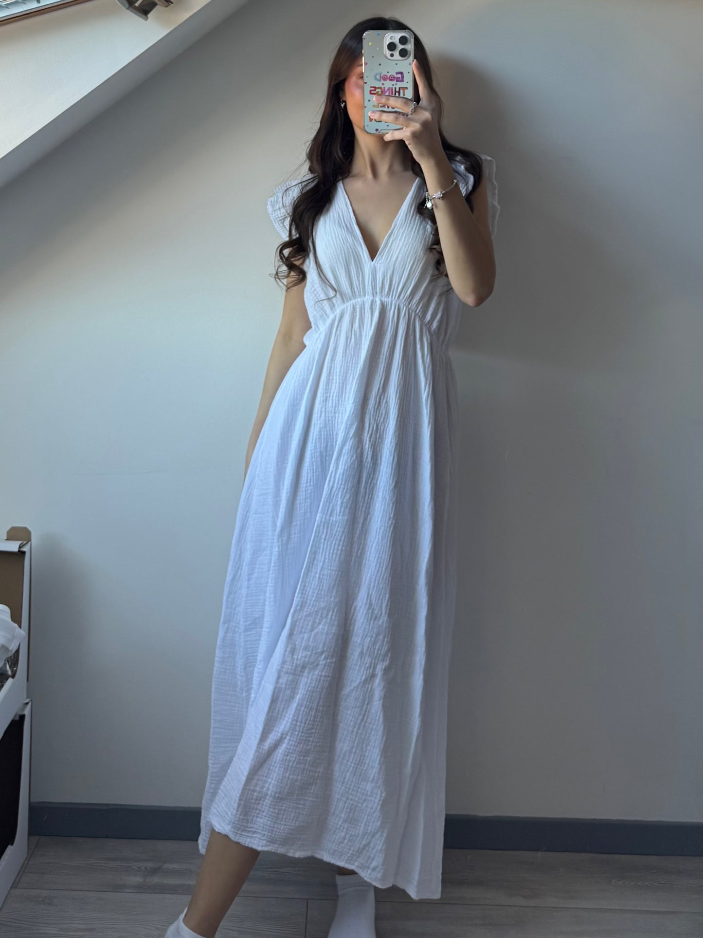 Maxi Kleid - Rüschenzauber