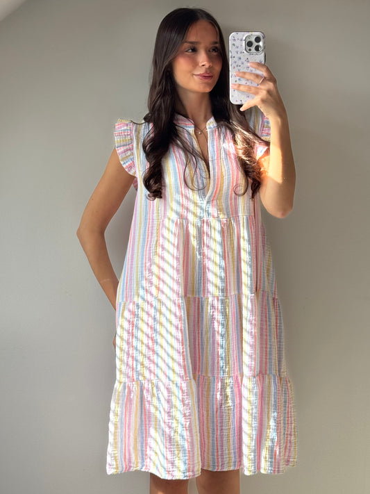 Maxikleid Pastellzauber