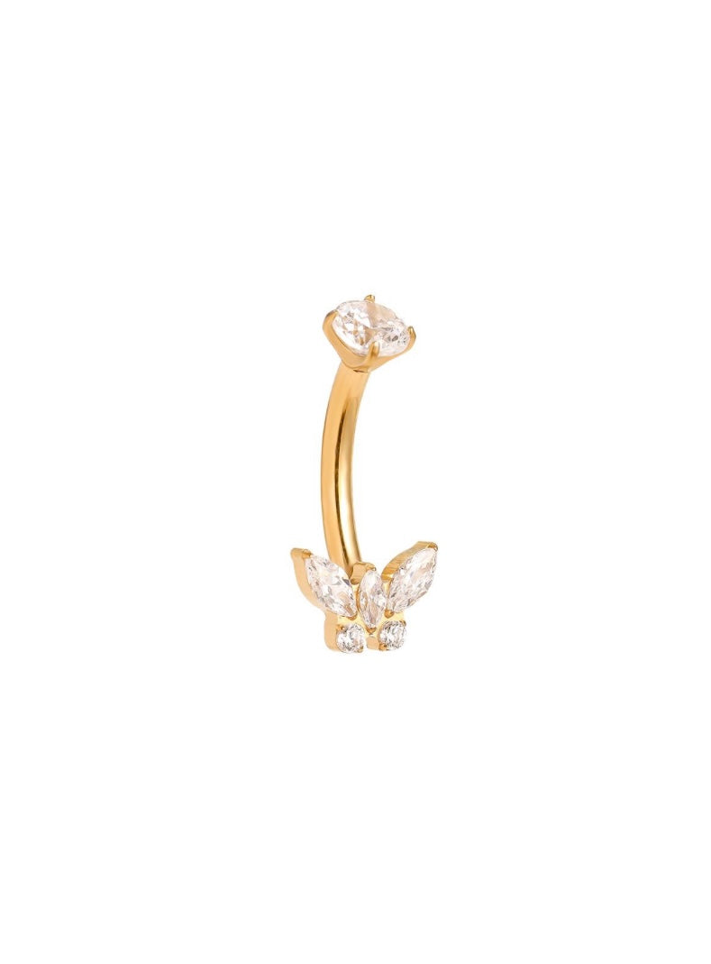 Bauchnabelpiercing - Gold